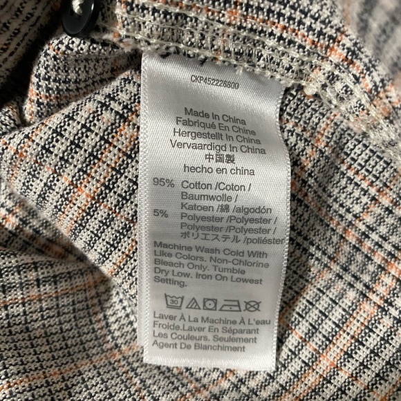 Madewell Classic Ex-Boyfriend Dermott Plaid Casual Button Down Medium NWT - Picture 5 of 10
